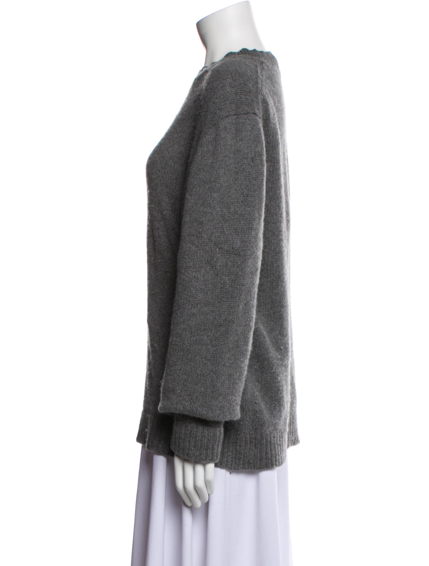 Raey Cashmere Mock Neck Sweater