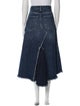 Raey Raw-Edge Trim Midi Length Skirt