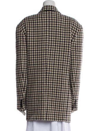 Raey Virgin Wool Houndstooth Print Coat