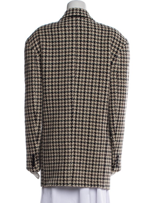 Raey Virgin Wool Houndstooth Print Coat