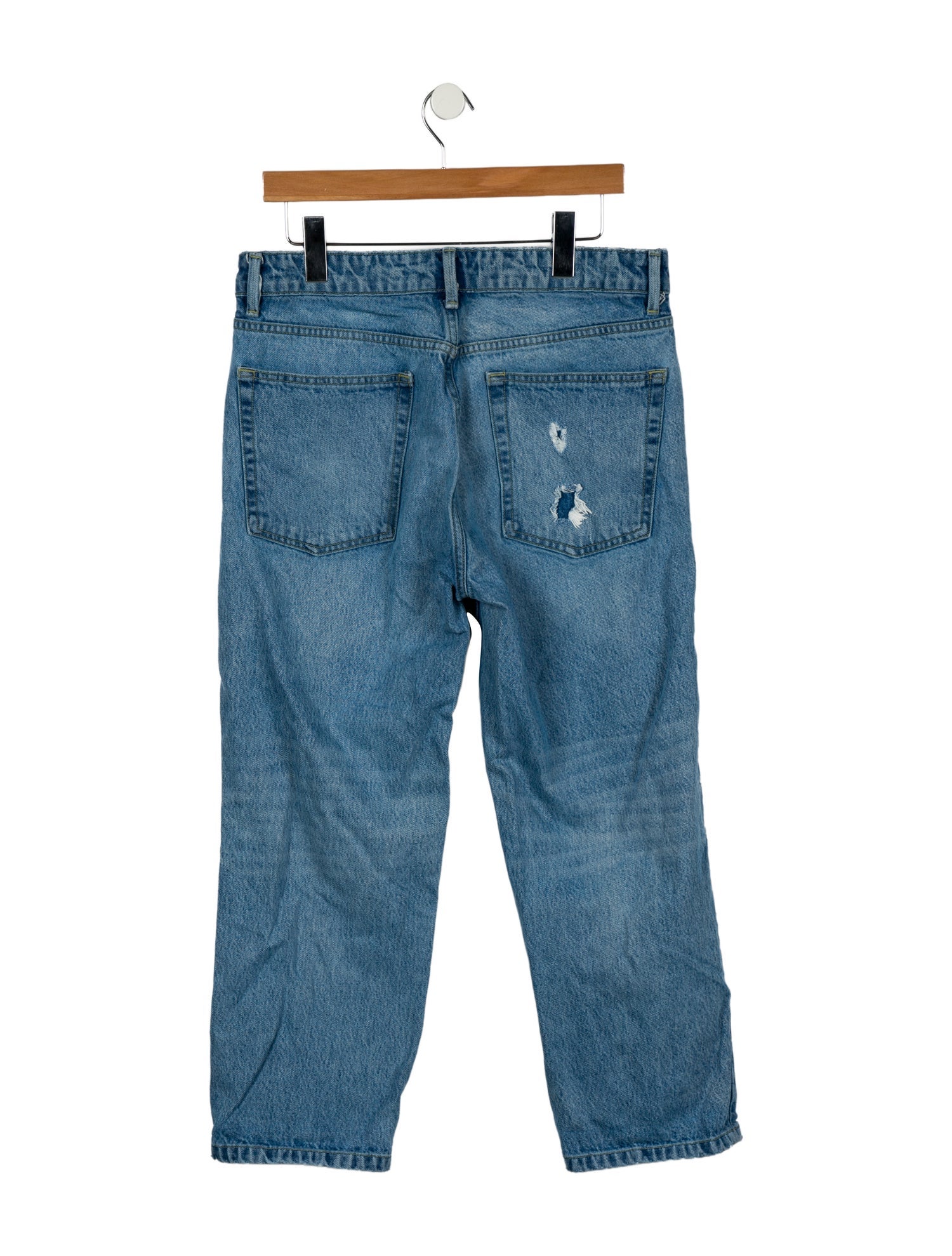 Raey Mid-Rise Straight Leg Jeans