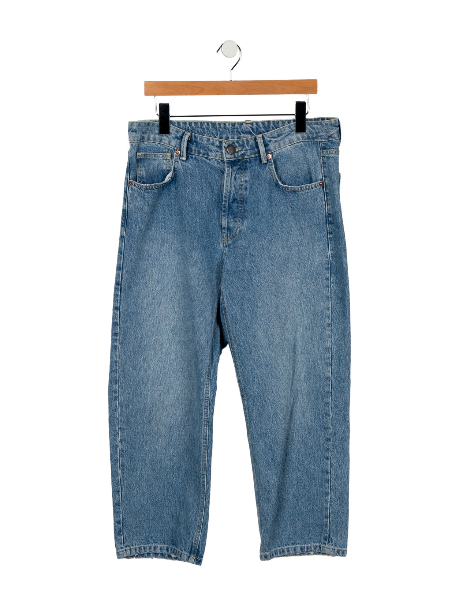 Raey Mid-Rise Wide Leg Jeans