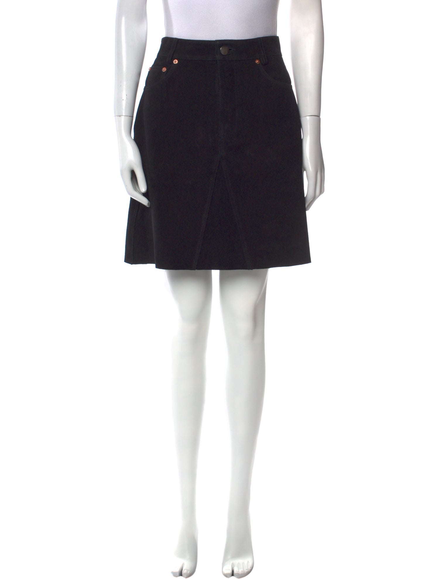 Raey Suede Mini Skirt