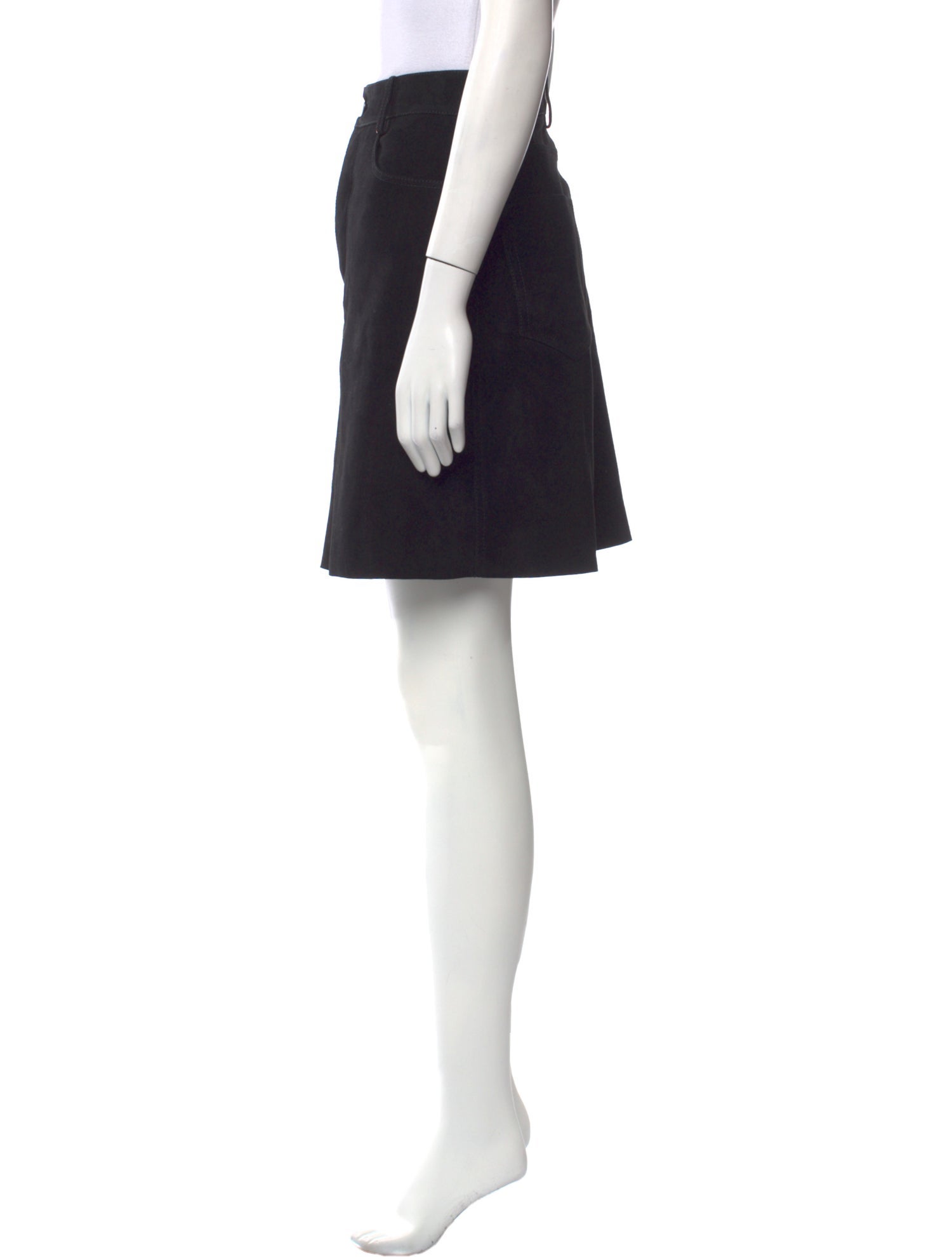 Raey Suede Mini Skirt