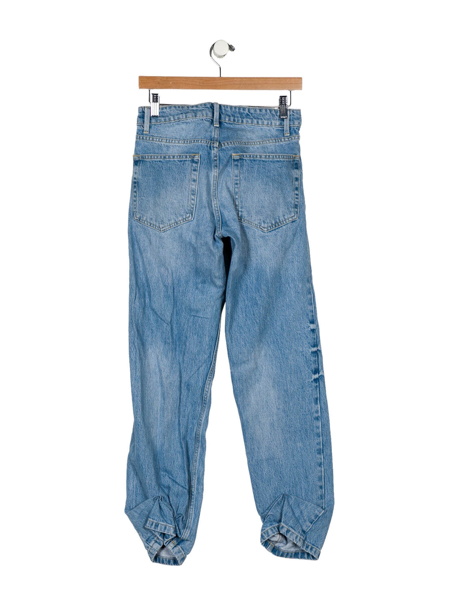 Raey Mid-Rise Straight Leg Jeans
