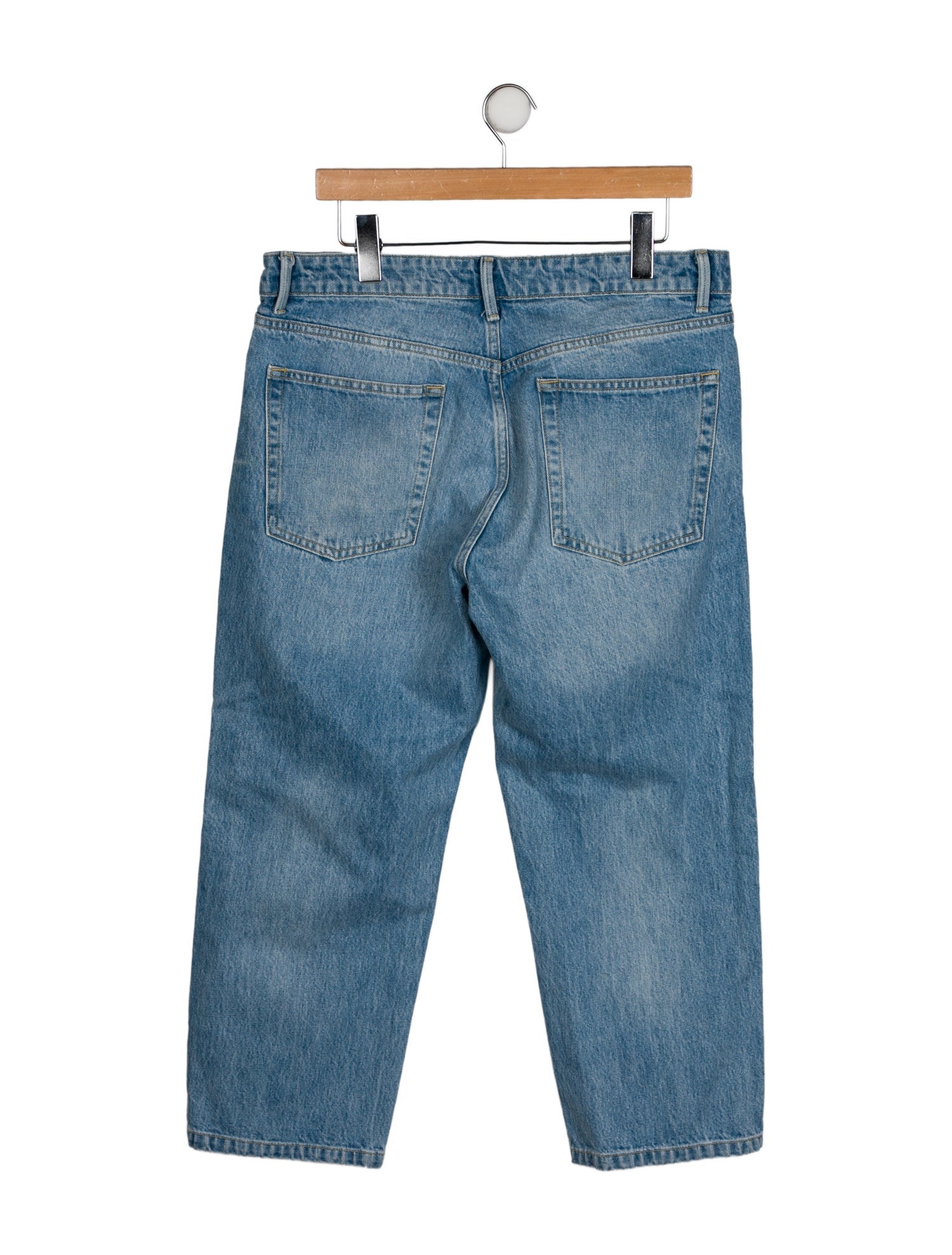 Raey Mid-Rise Straight Leg Jeans