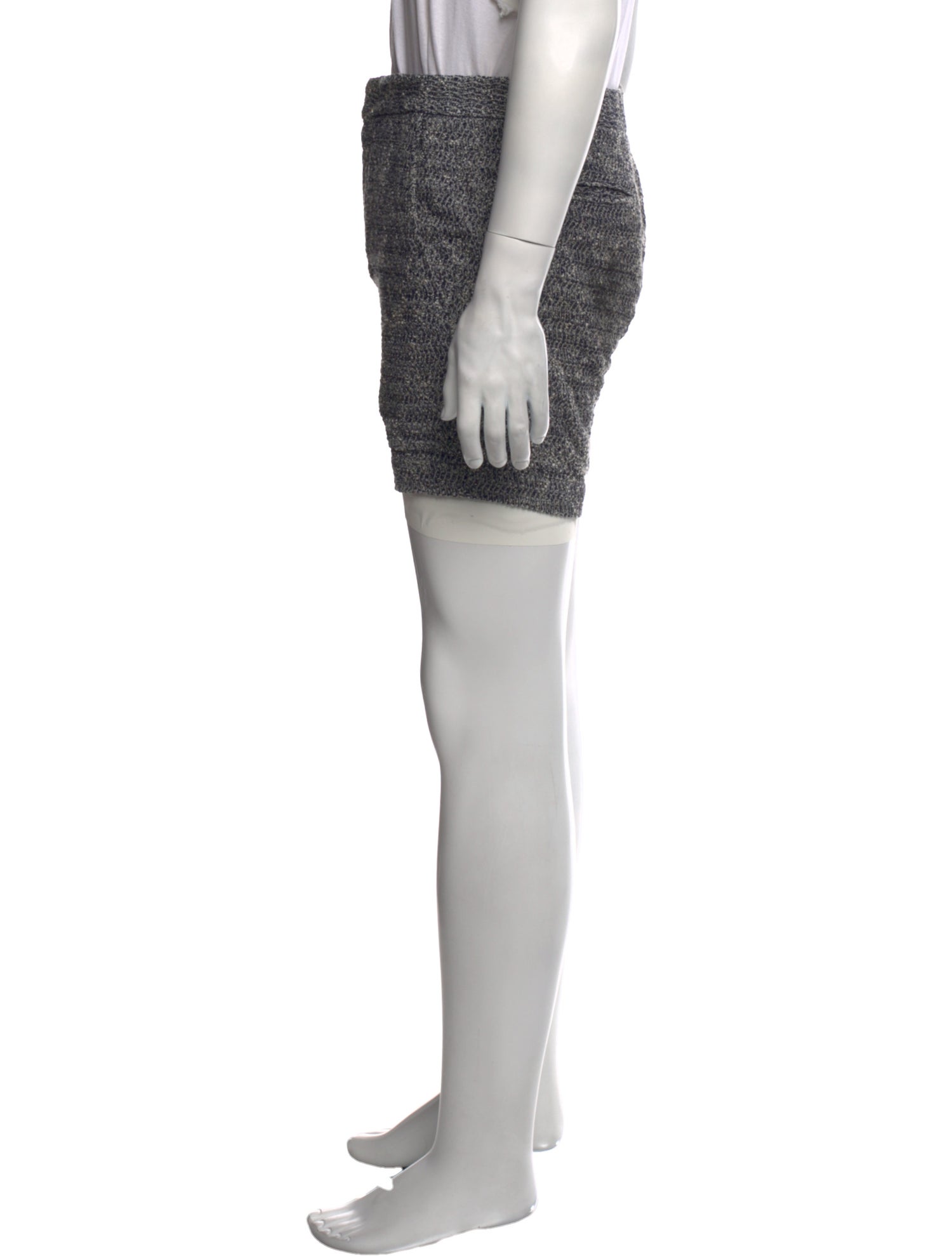 Raey Tweed Pattern Jogger Shorts