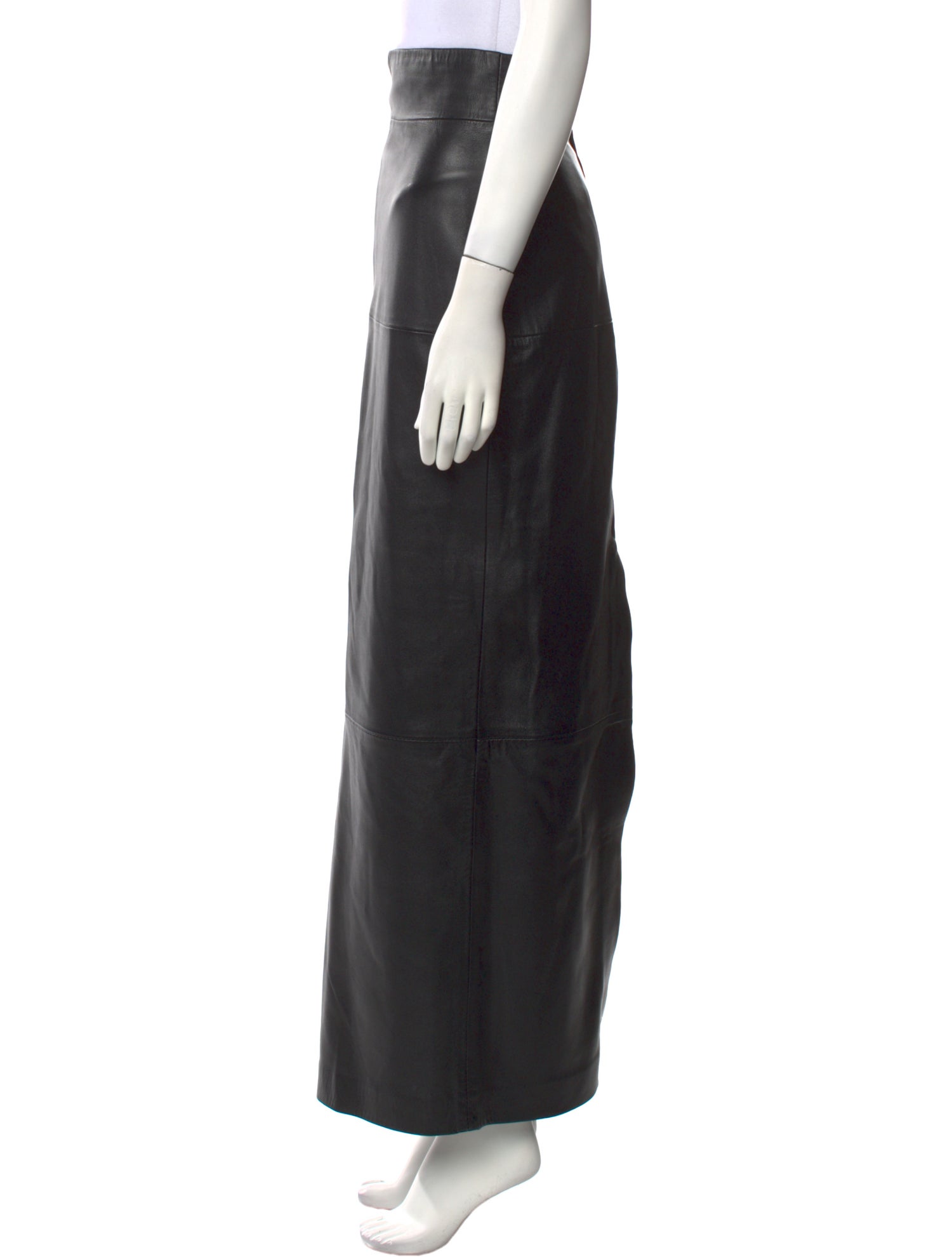 Raey Lambskin Long Skirt