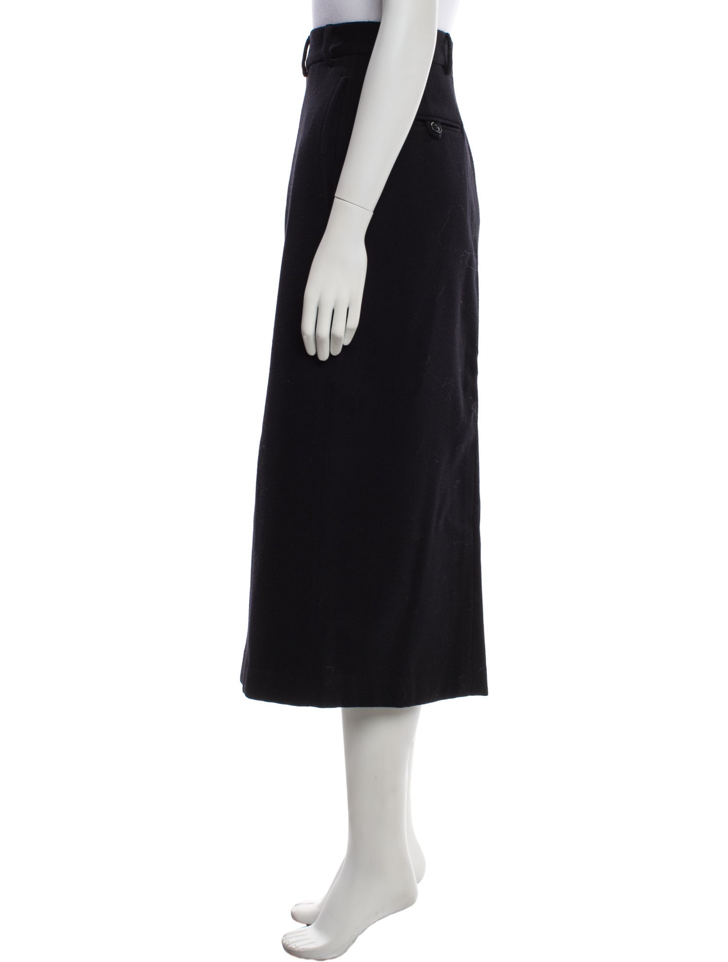 Raey Virgin Wool Midi Length Skirt