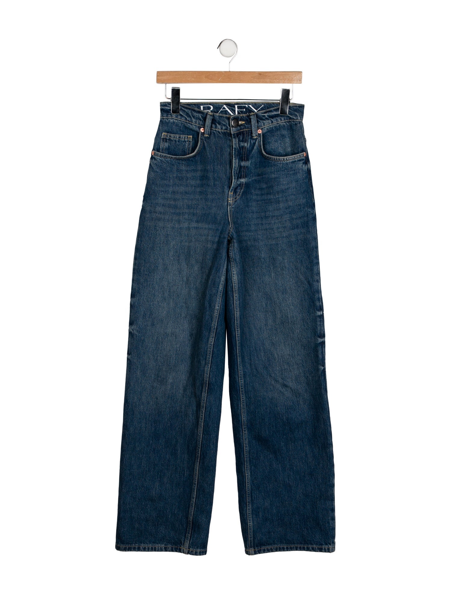 Raey High-Rise Wide Leg Jeans