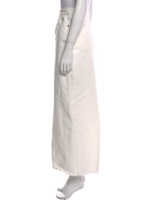 Raey Raw-Edge Trim Midi Length Skirt