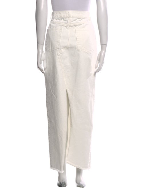 Raey Raw-Edge Trim Midi Length Skirt