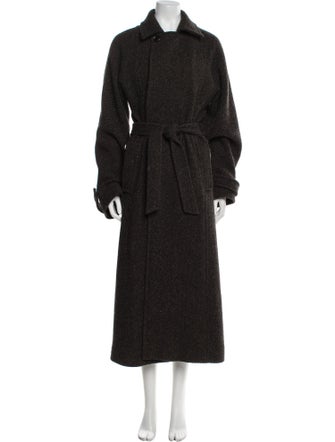 Raey Virgin Wool Printed Fur Coat