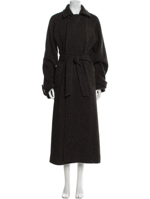 Raey Virgin Wool Printed Fur Coat