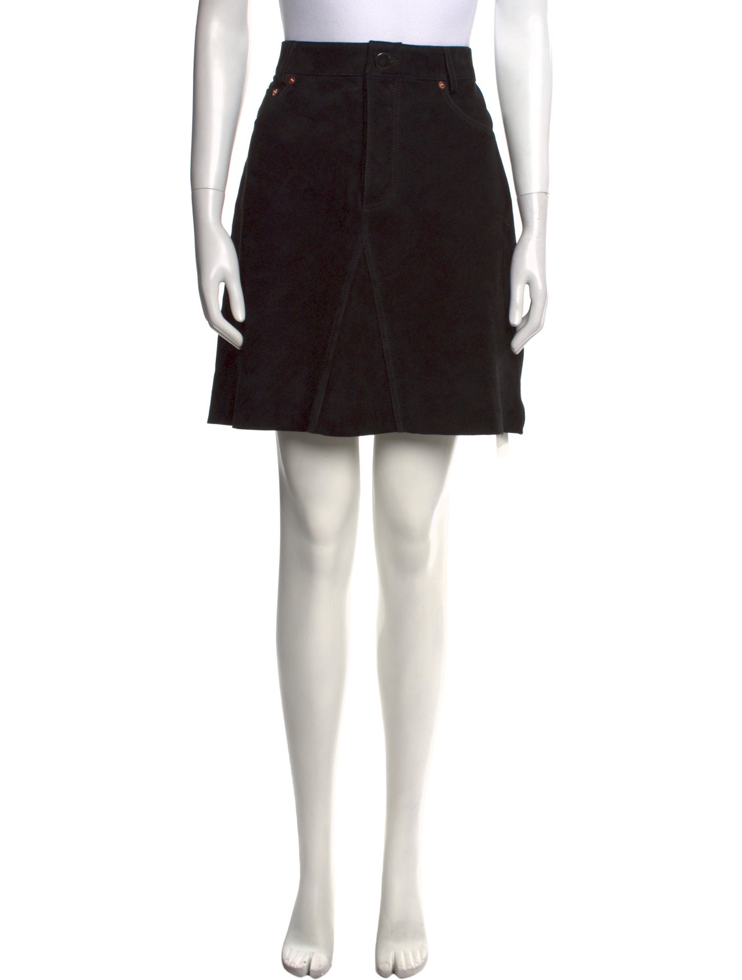 Raey Suede Mini Skirt