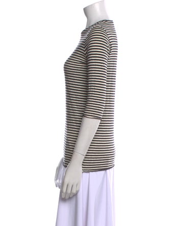 Raey Striped Crew Neck T-Shirt