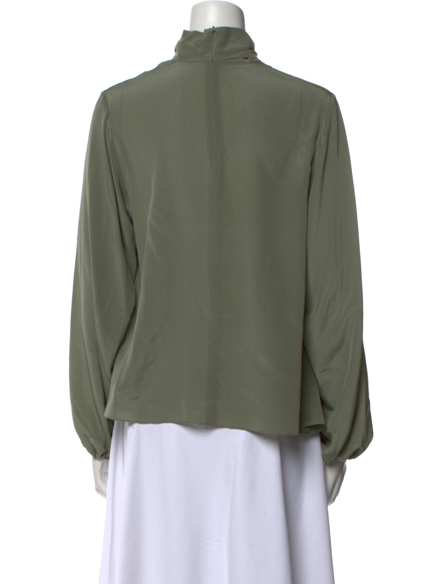 Raey Silk Cowl Neck Tunic