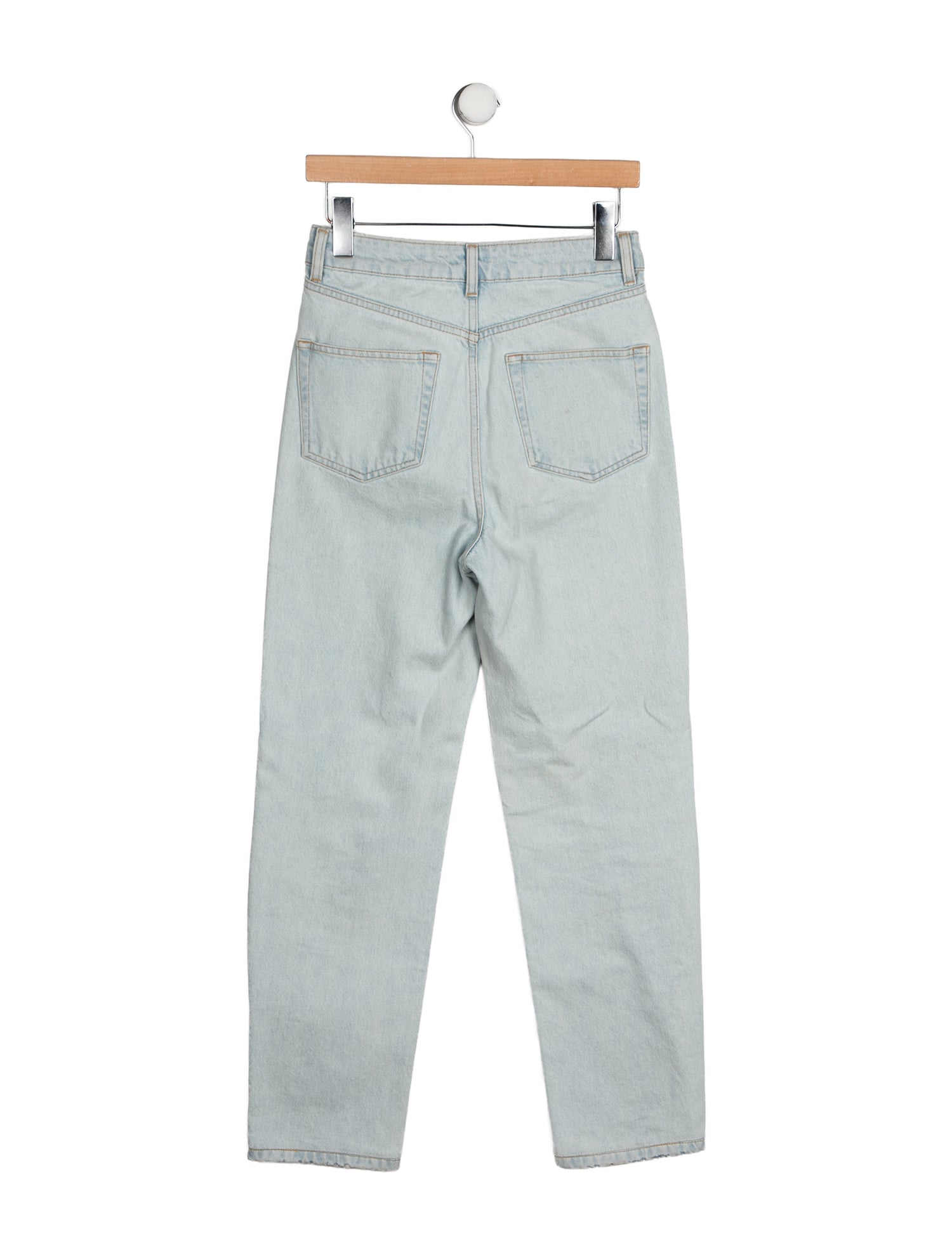 Raey High-Rise Straight Leg Jeans