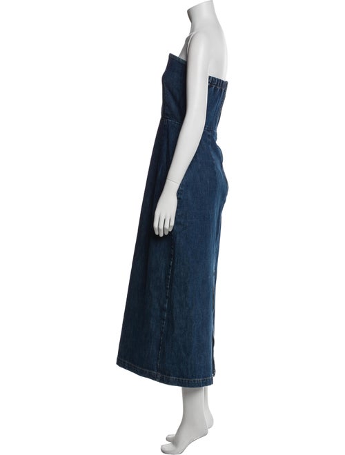 Raey Strapless Midi Length Dress