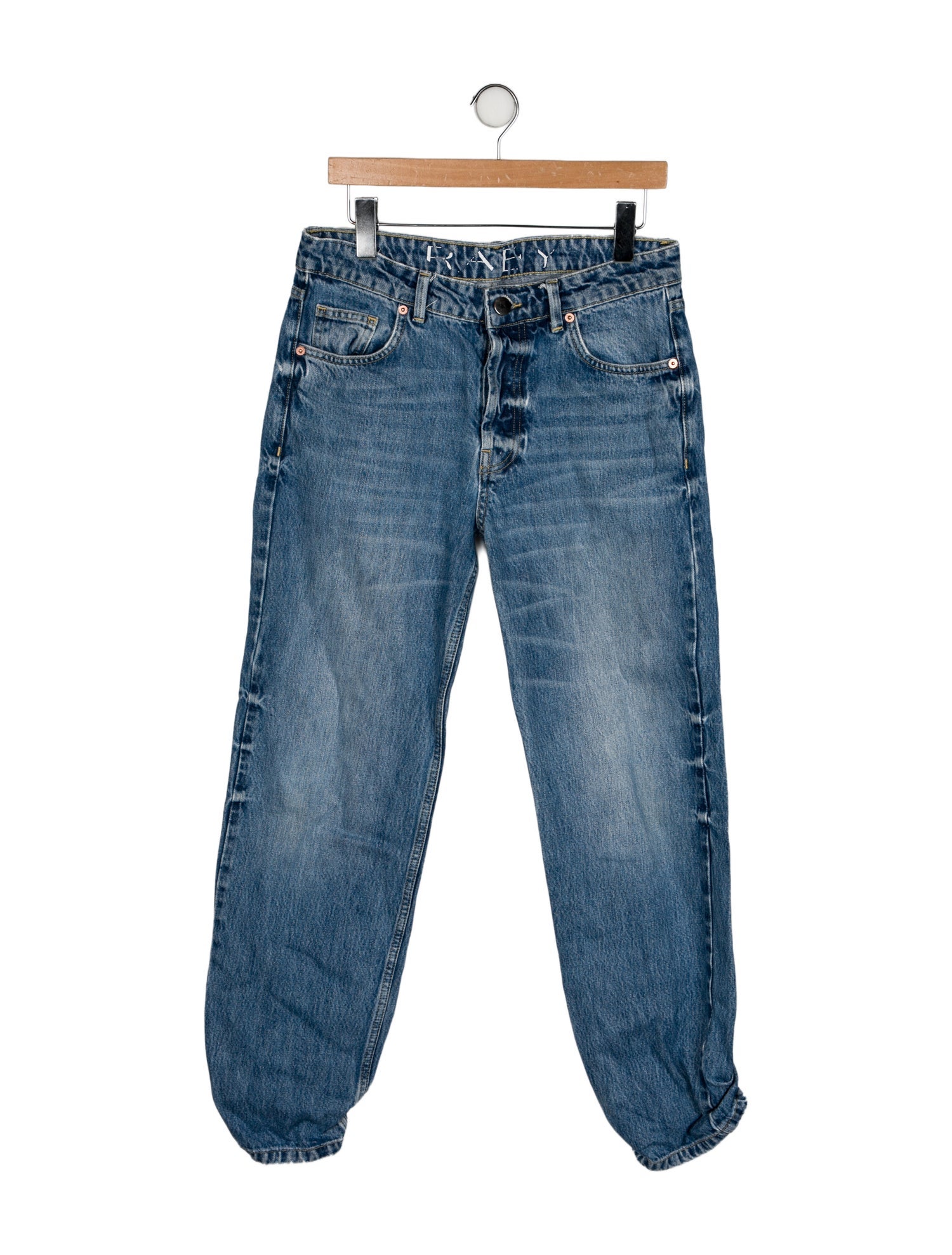 Raey Mid-Rise Straight Leg Jeans