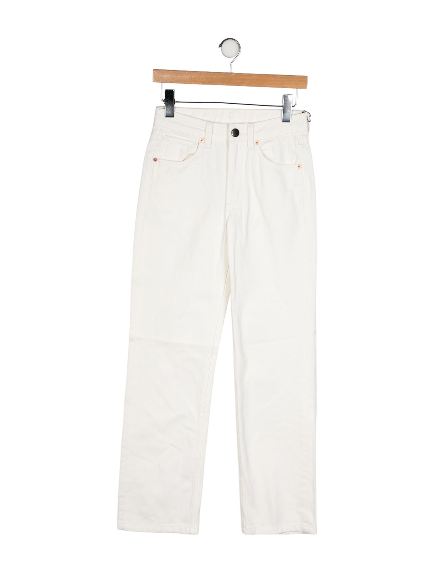 Raey Mid-Rise Straight Leg Jeans