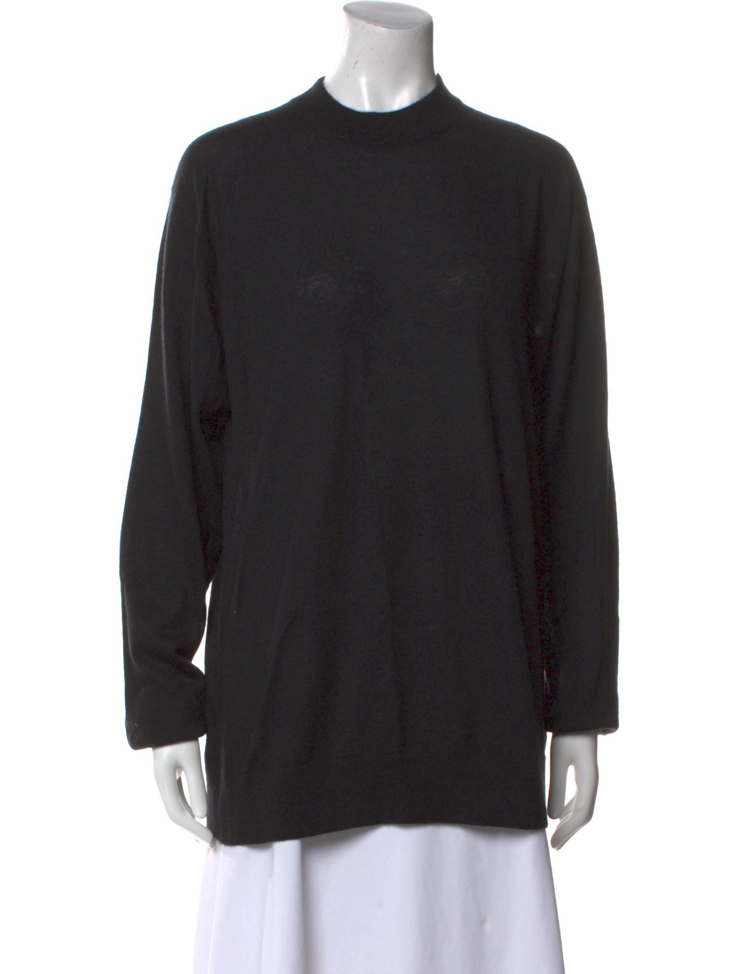 Raey Cashmere Mock Neck Sweater