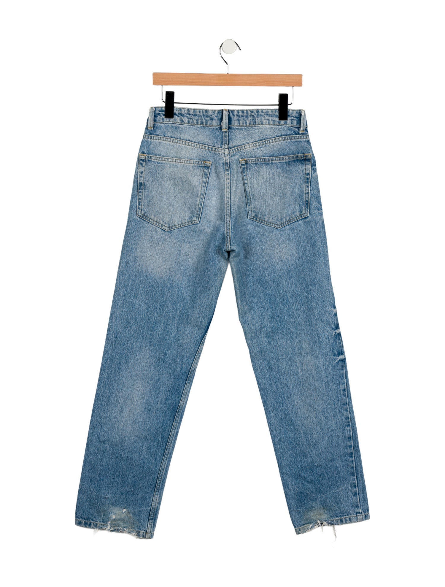 Raey Mid-Rise Straight Leg Jeans