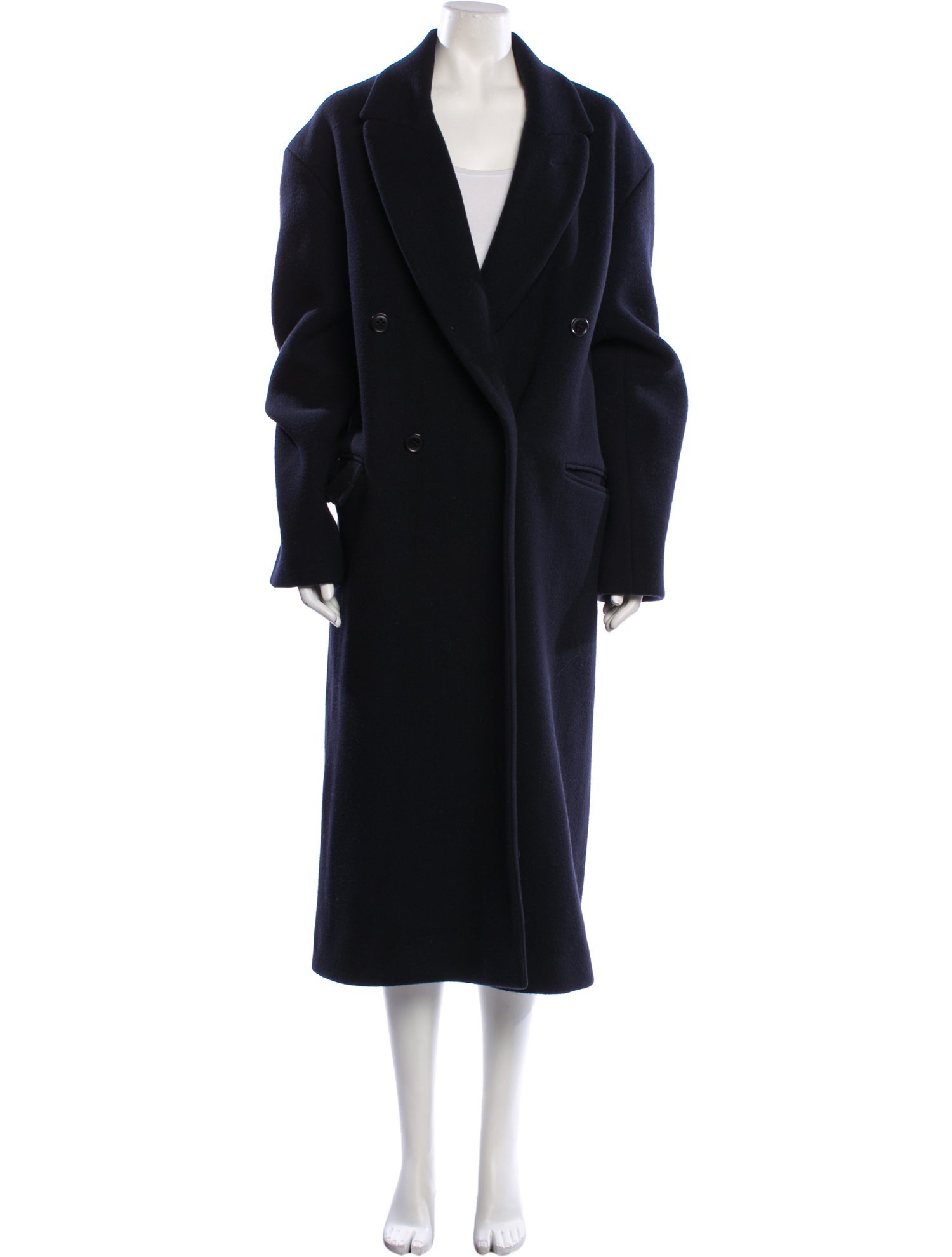 Raey Virgin Wool Faux Fur Coat