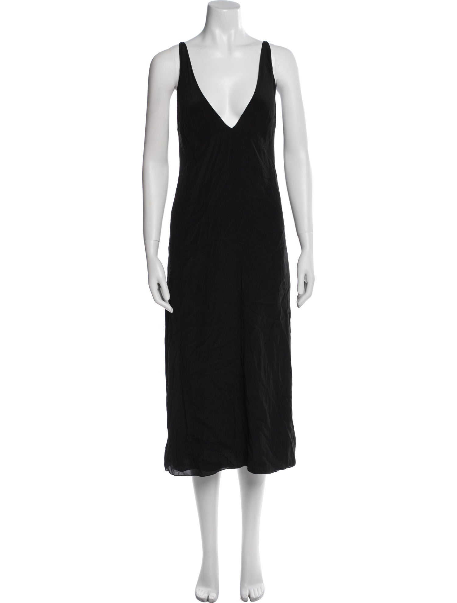 Raey Silk Midi Length Dress