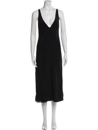 Raey Silk Midi Length Dress