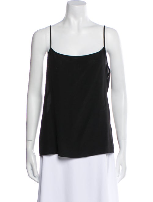 Raey Silk Square Neckline Top