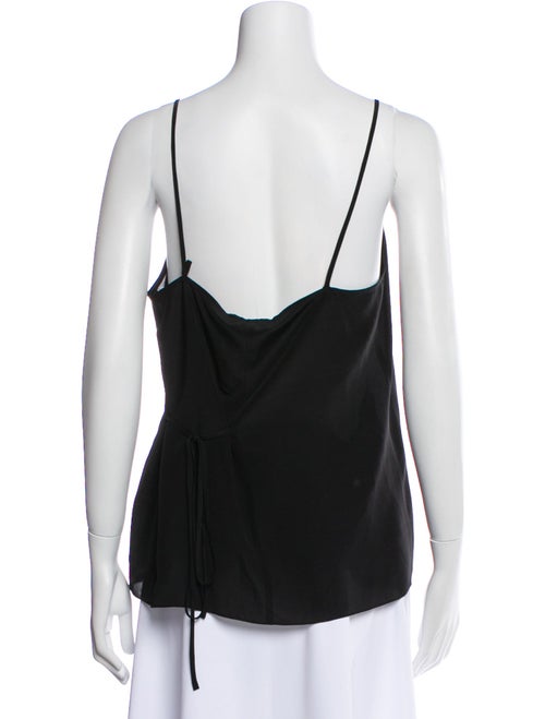 Raey Silk Square Neckline Top