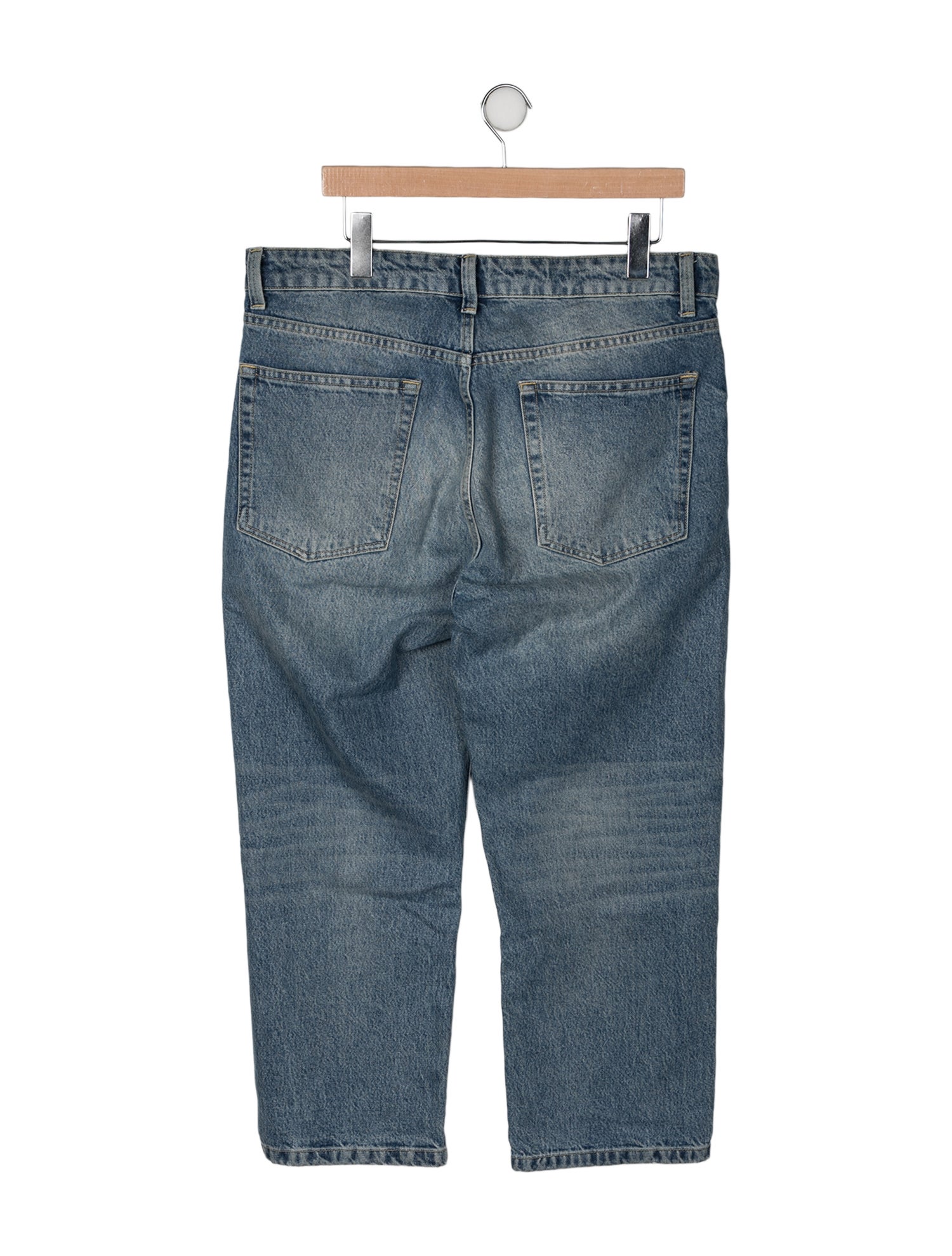 Raey Mid-Rise Straight Leg Jeans
