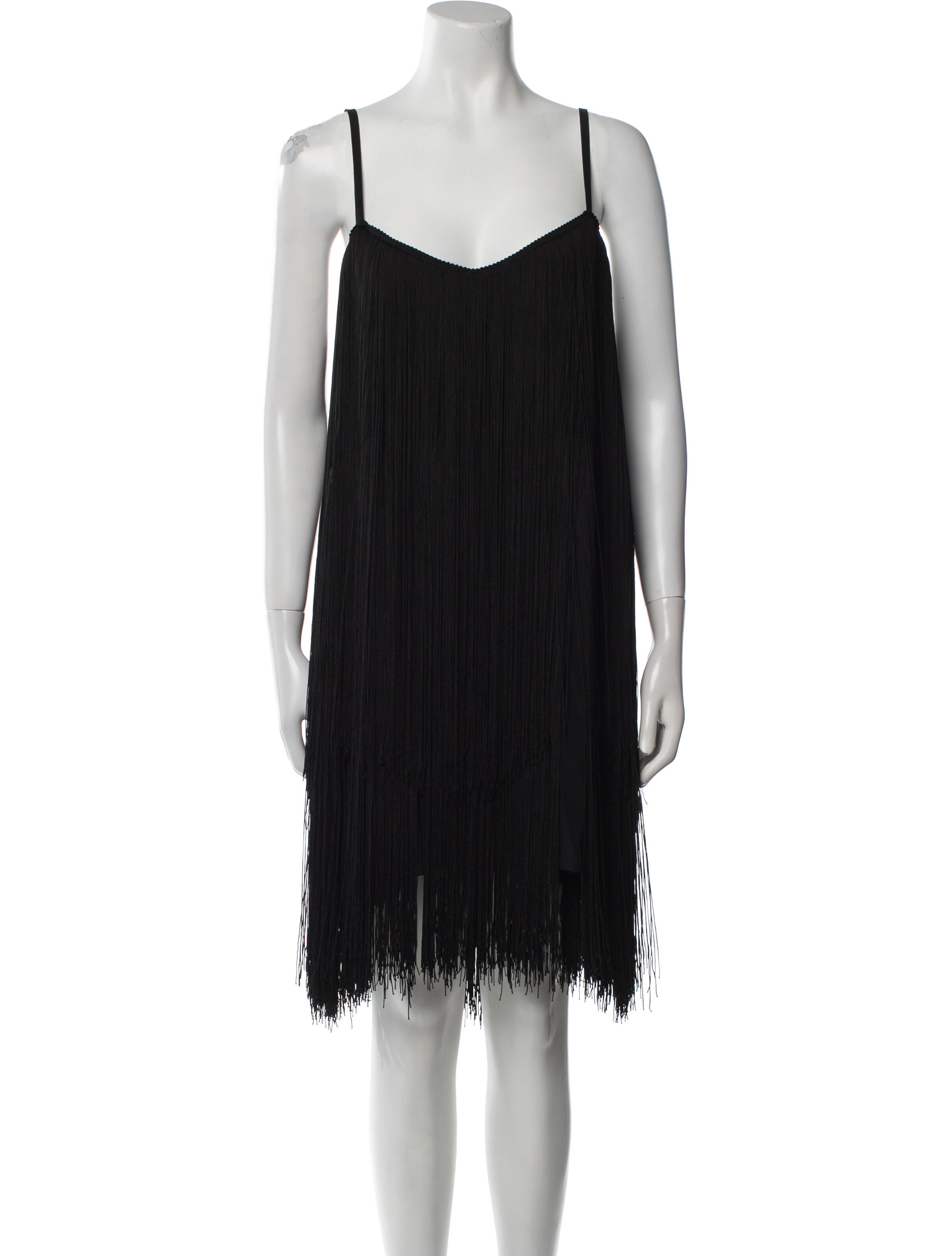 Raey V-Neck Knee-Length Dress