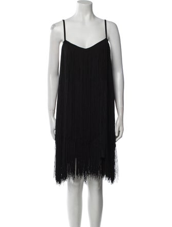 Raey V-Neck Knee-Length Dress