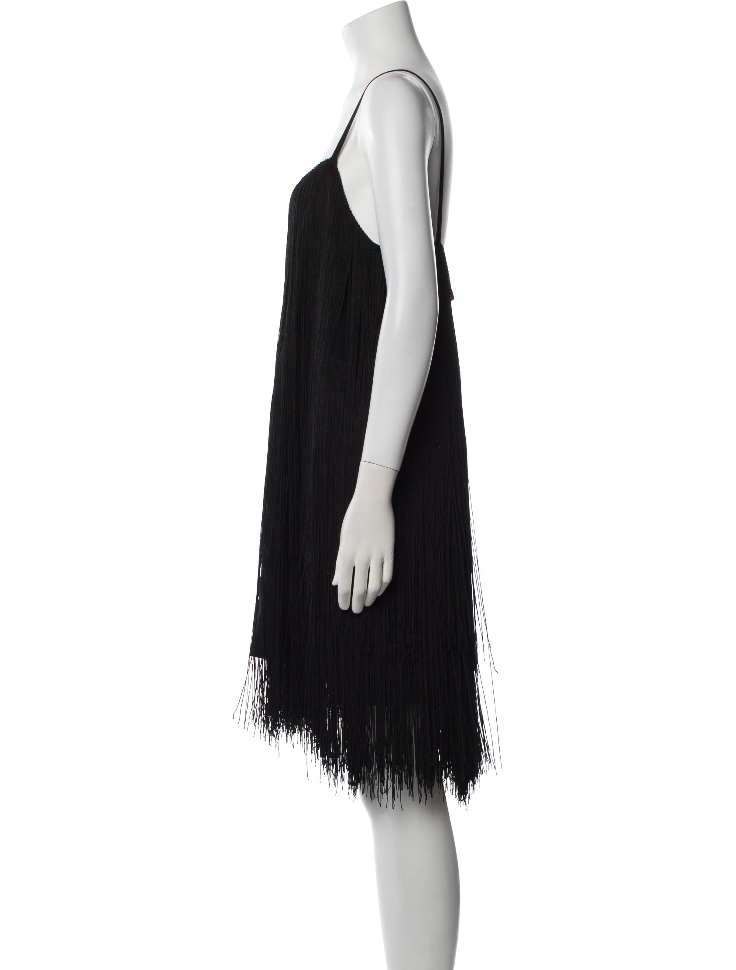 Raey V-Neck Knee-Length Dress