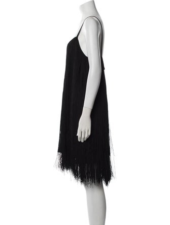 Raey V-Neck Knee-Length Dress