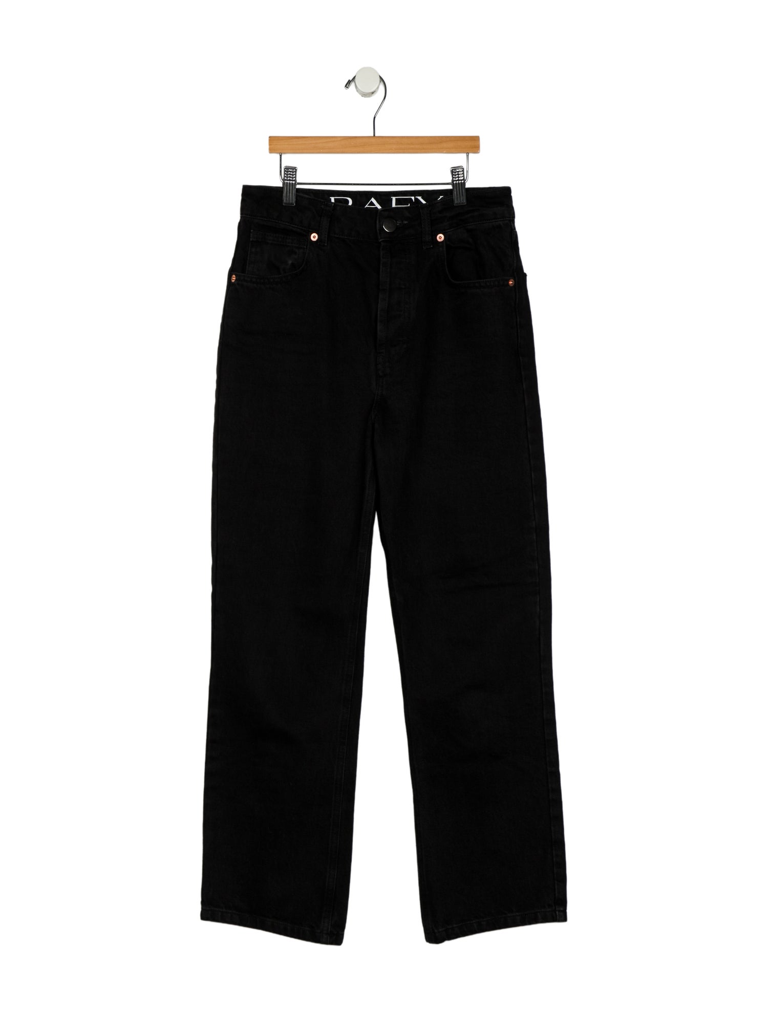 Raey High-Rise Straight Leg Jeans