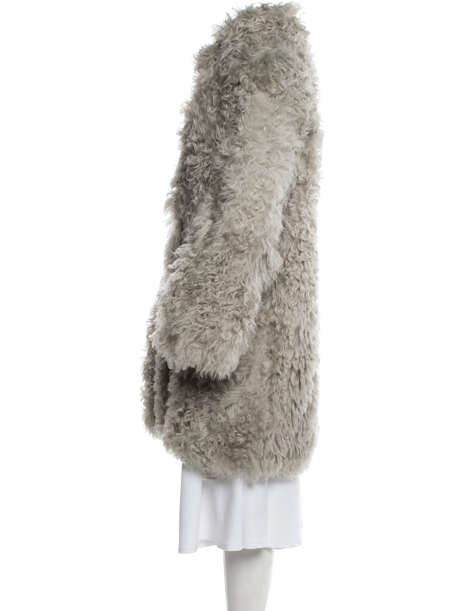 Raey Lambskin Faux Fur Coat