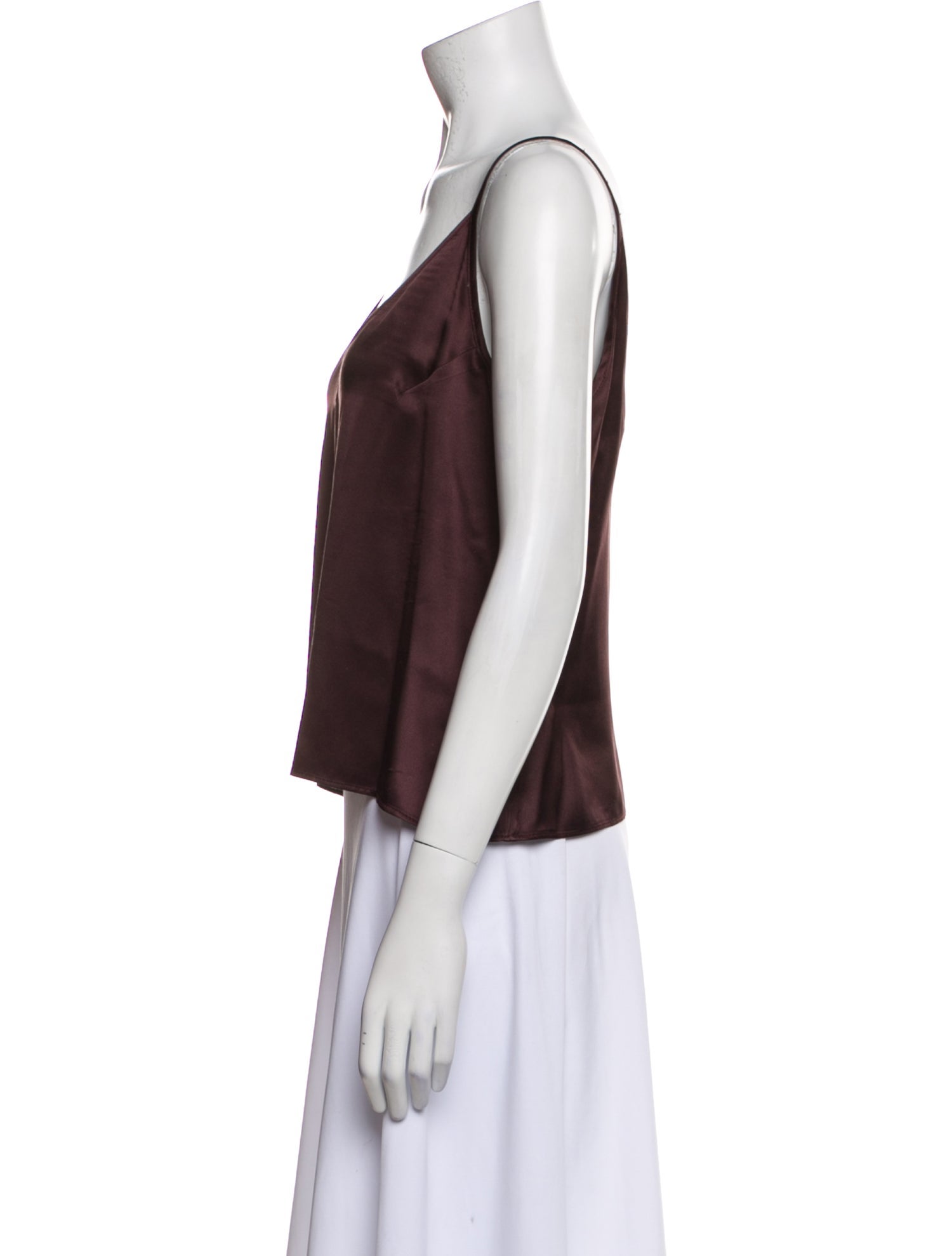 Crop Top Silk Blouse