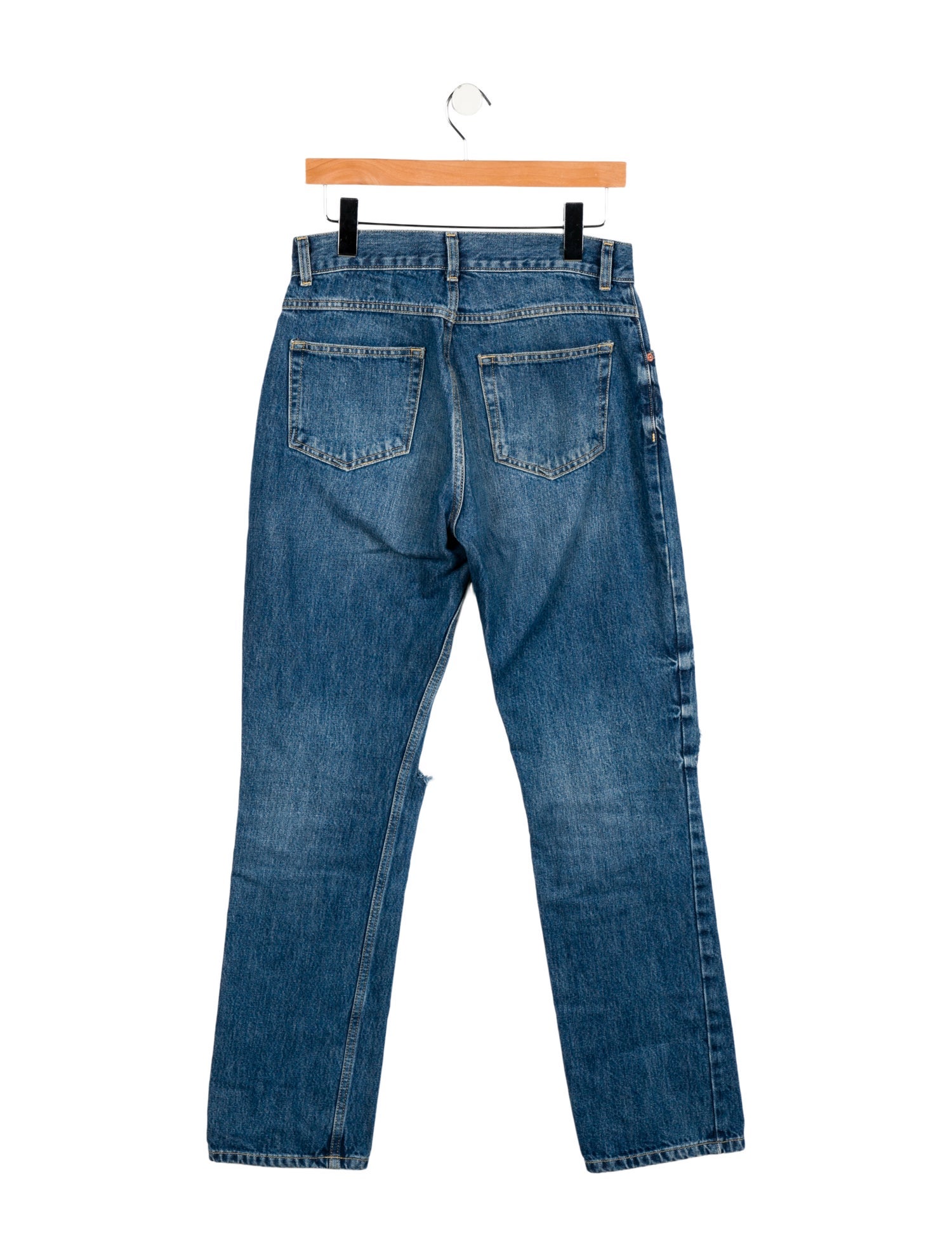 Raey Mid-Rise Straight Leg Jeans