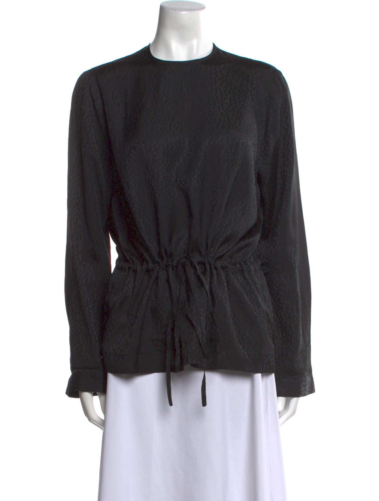 Raey Crew Neck Long Sleeve Blouse