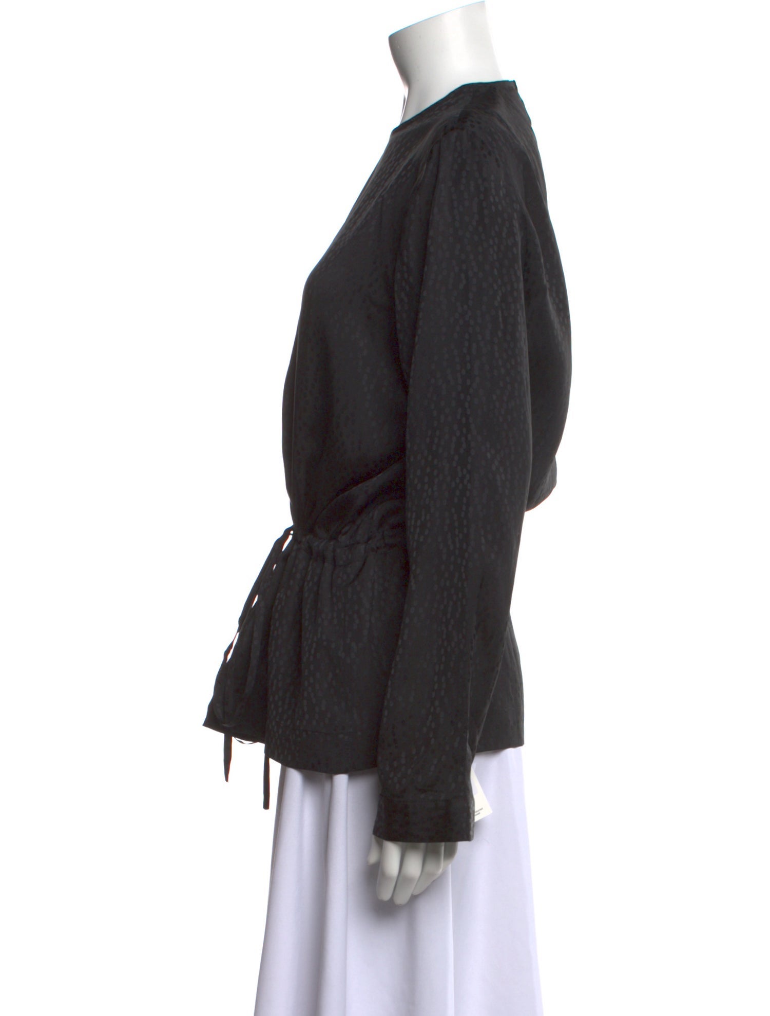 Raey Crew Neck Long Sleeve Blouse