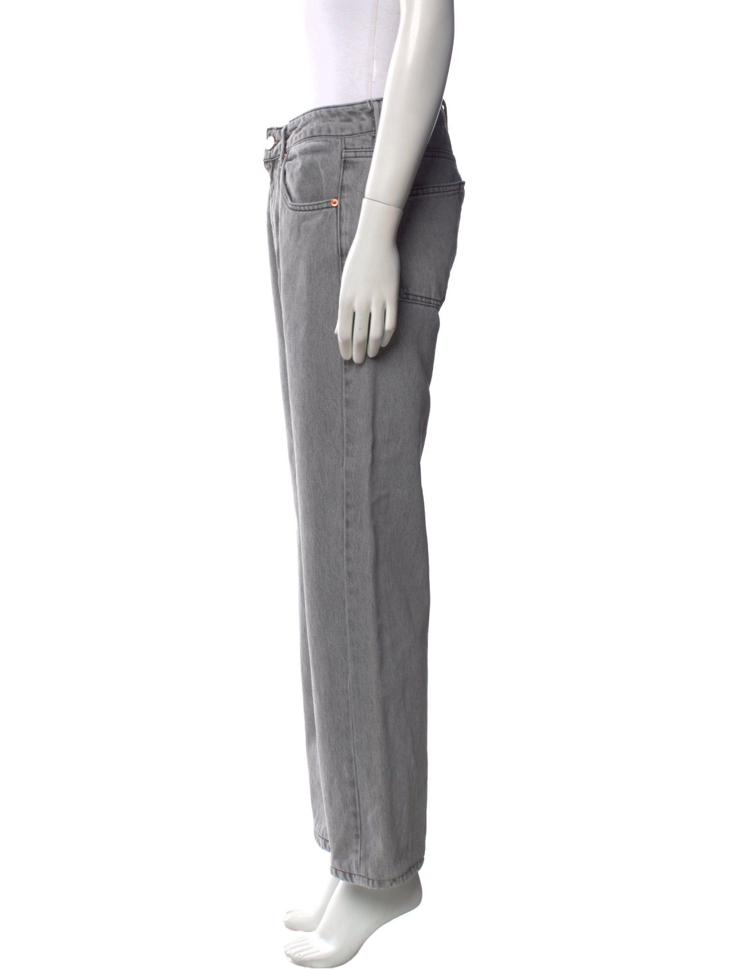 Raey High-Rise Wide Leg Jeans