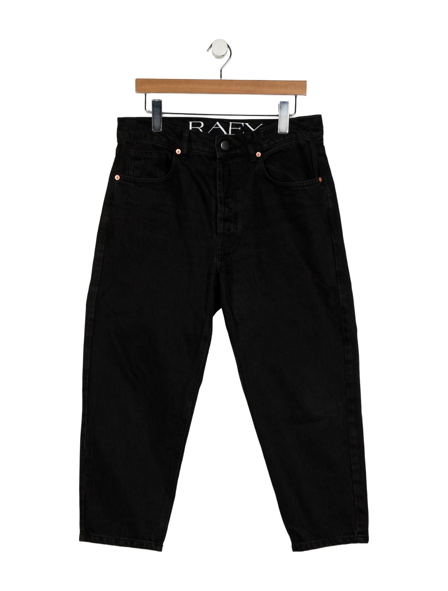 Raey High-Rise Straight Leg Jeans