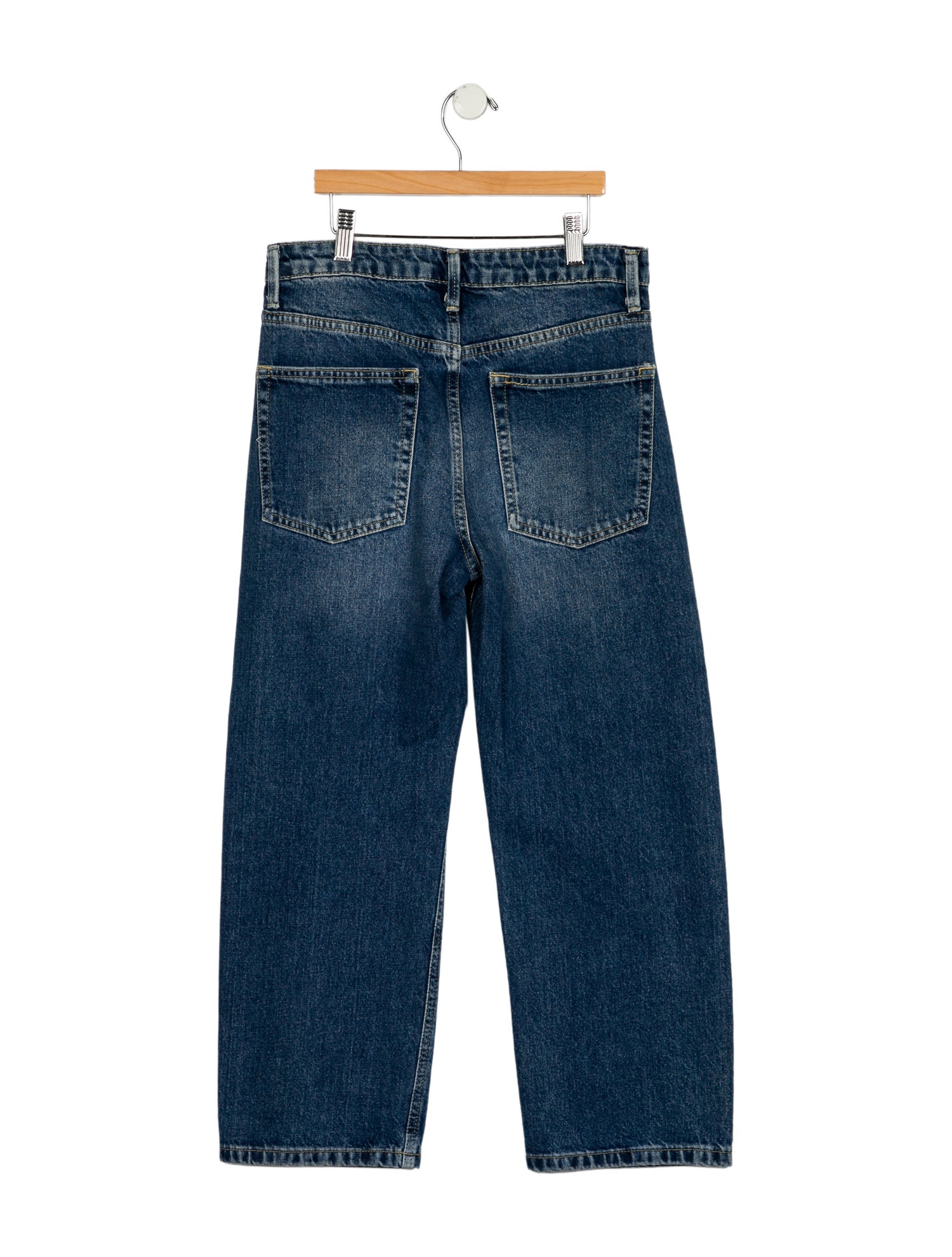 Raey Mid-Rise Straight Leg Jeans