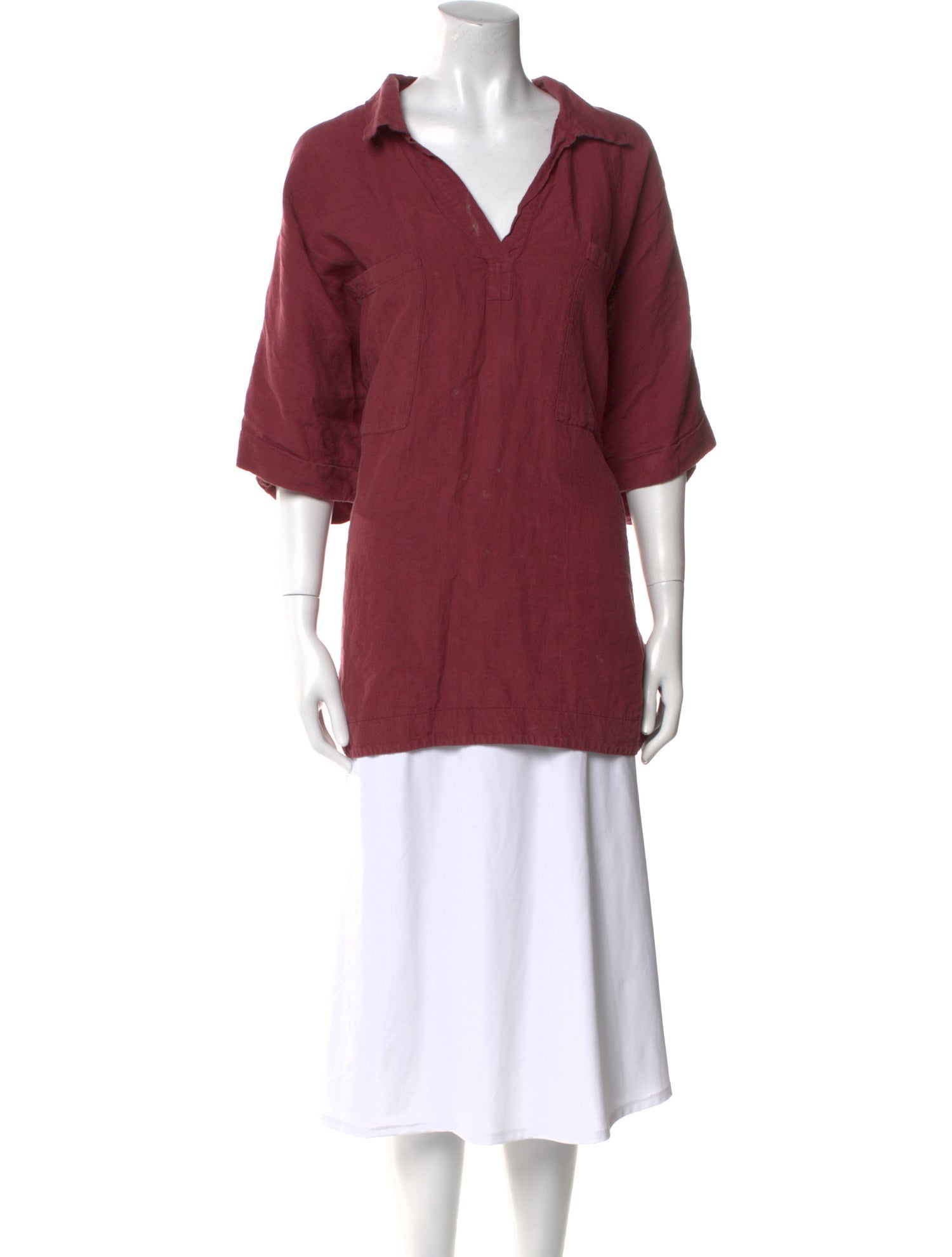 Raey Linen V-Neck Tunic