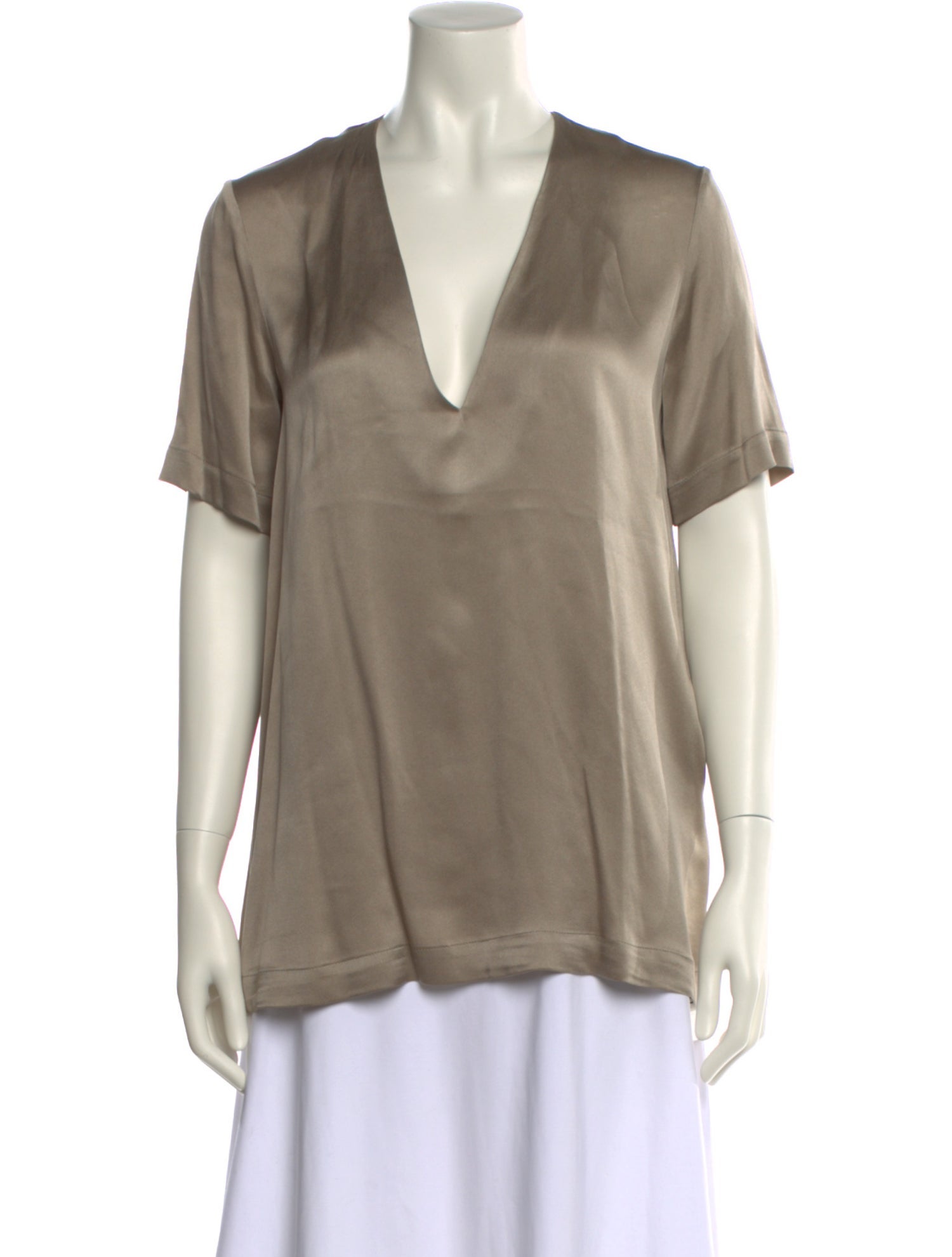 Raey Silk V-Neck Blouse w/ Tags