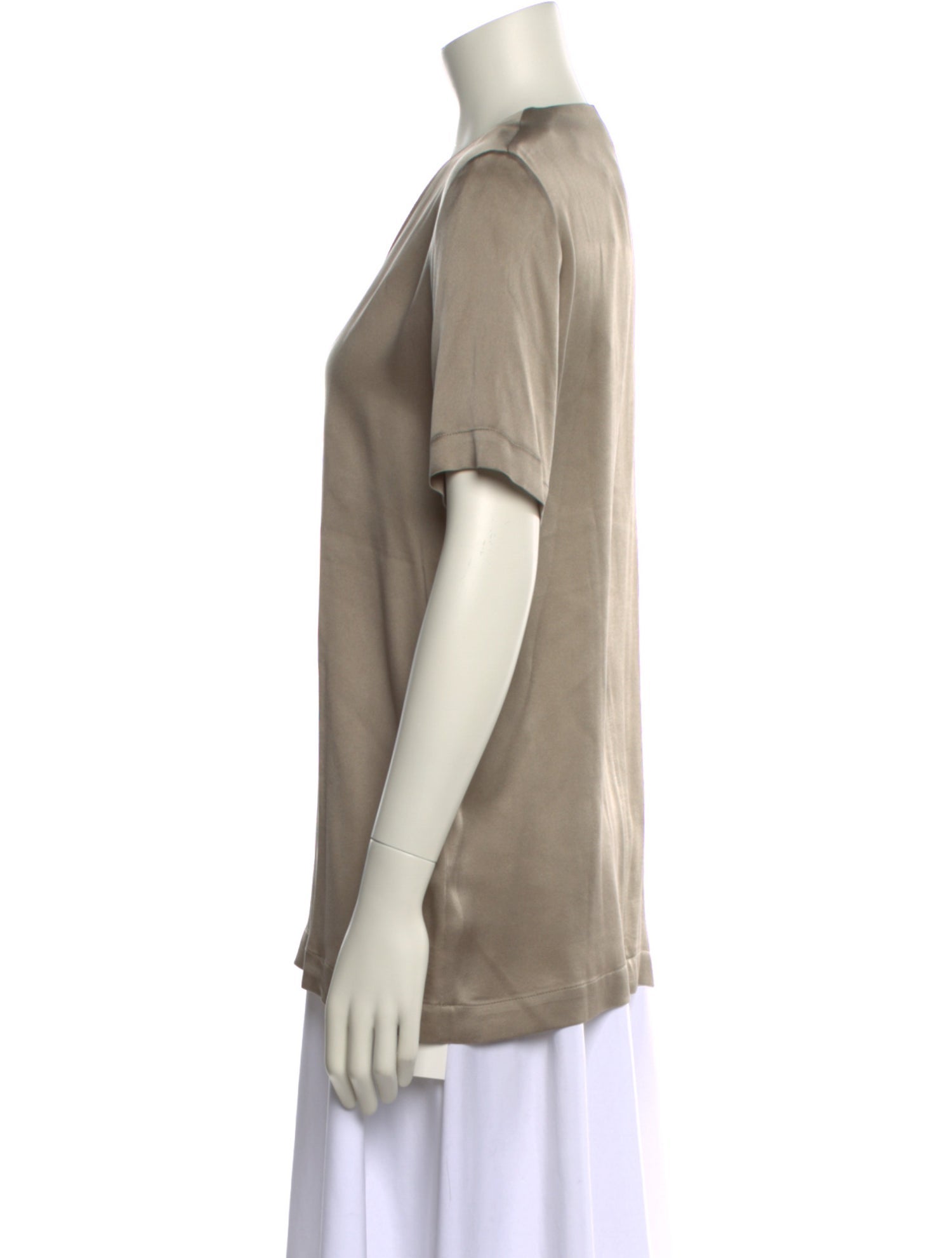 Raey Silk V-Neck Blouse w/ Tags