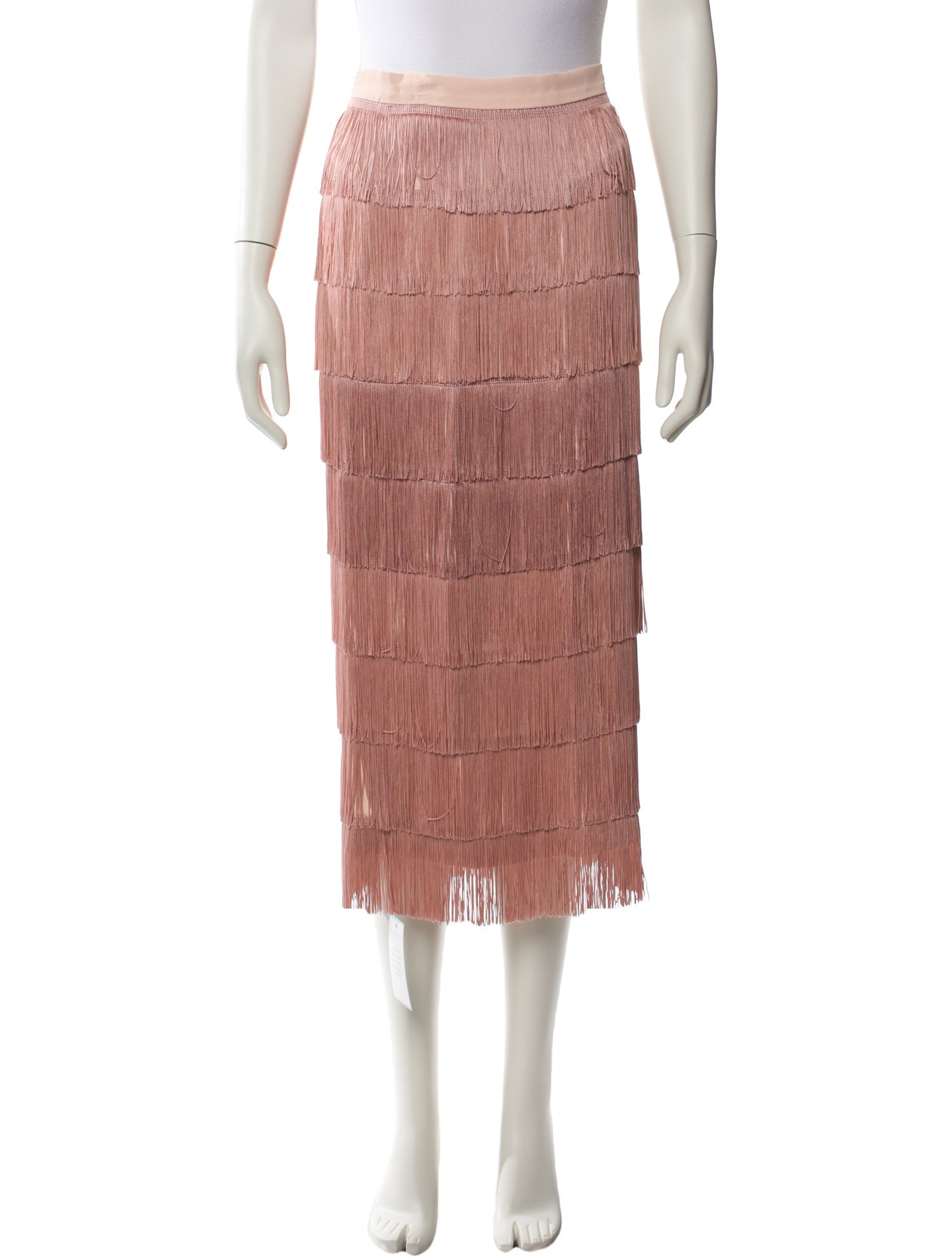 Raey Lace Pattern Midi Length Skirt